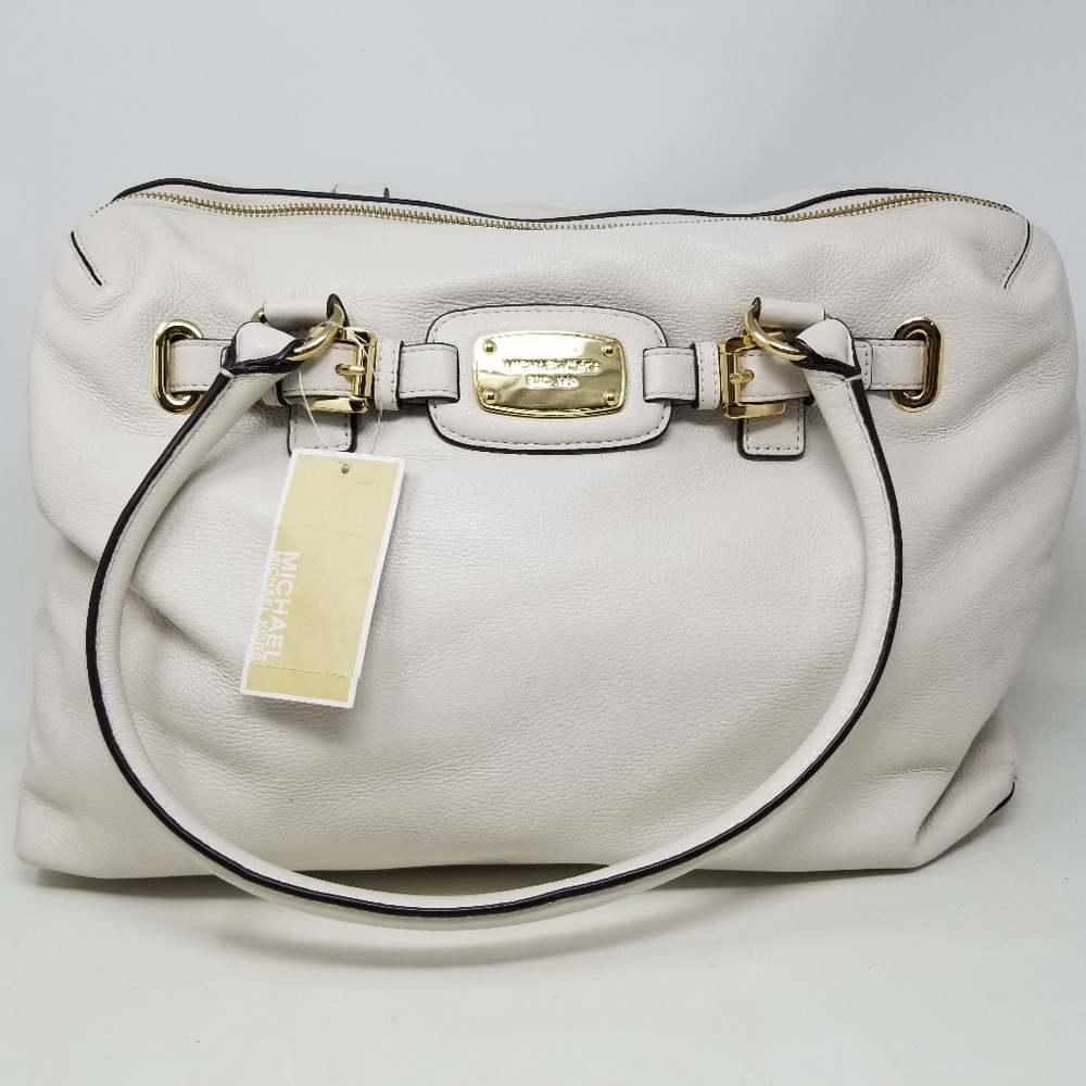 Michael Kors Hamilton Weekender Travel Bag Vanilla